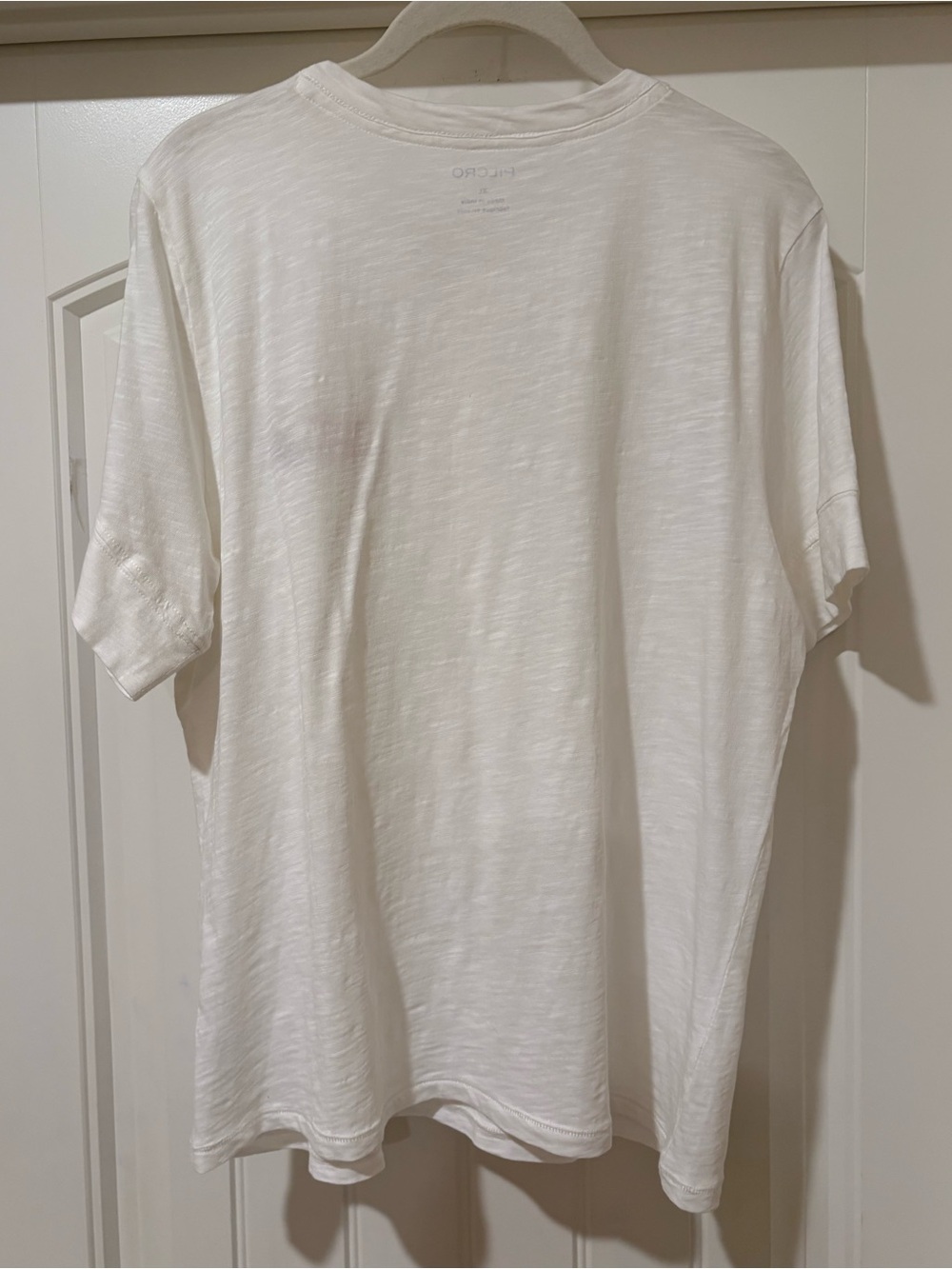 Pilcro Embroidered Hotdog Icon Henley Tee XL NWT White Cotton Anthropologie - Picture 8 of 15